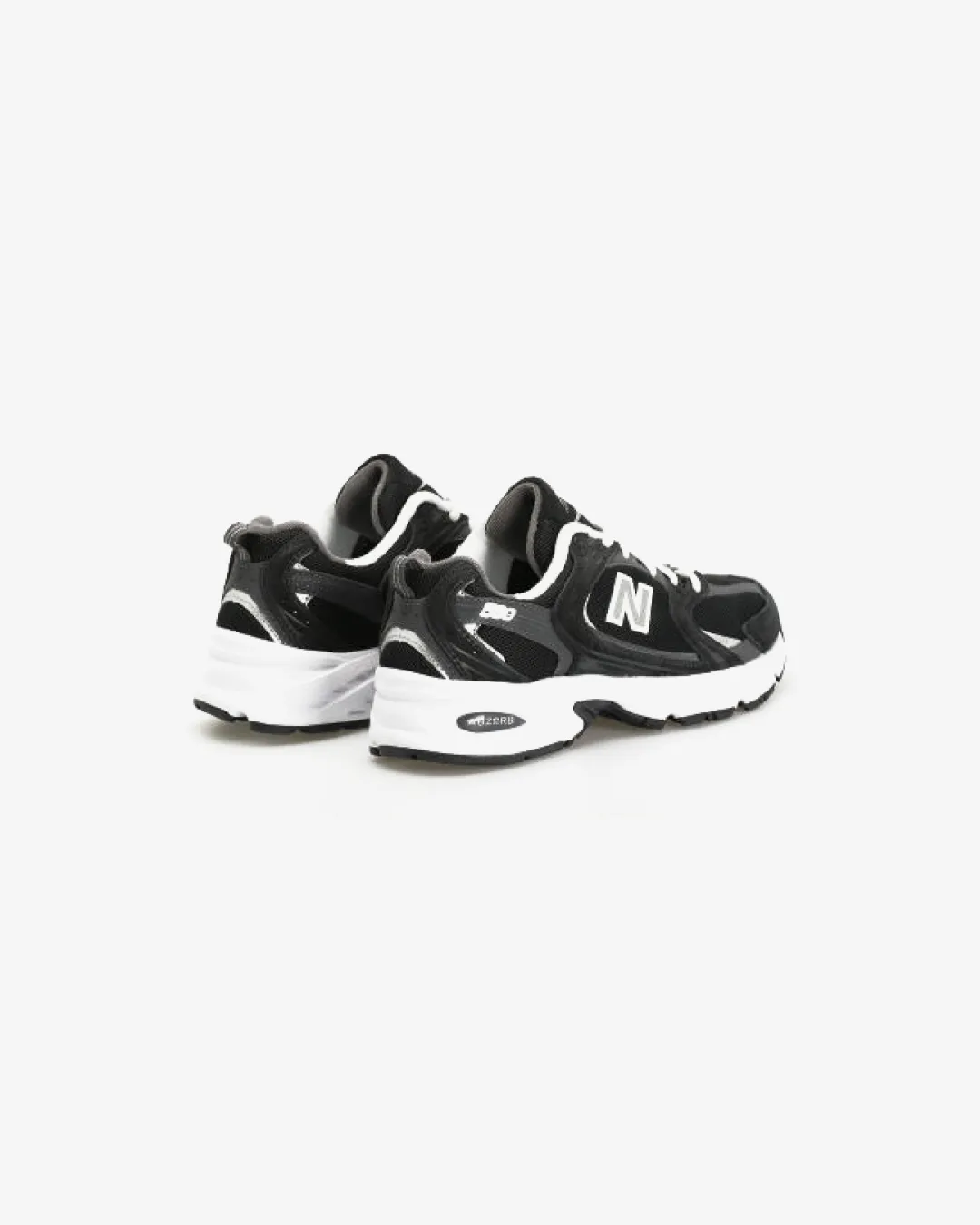 New Balance 530 Black White Sneakers cross - country capable Everyday Comfort