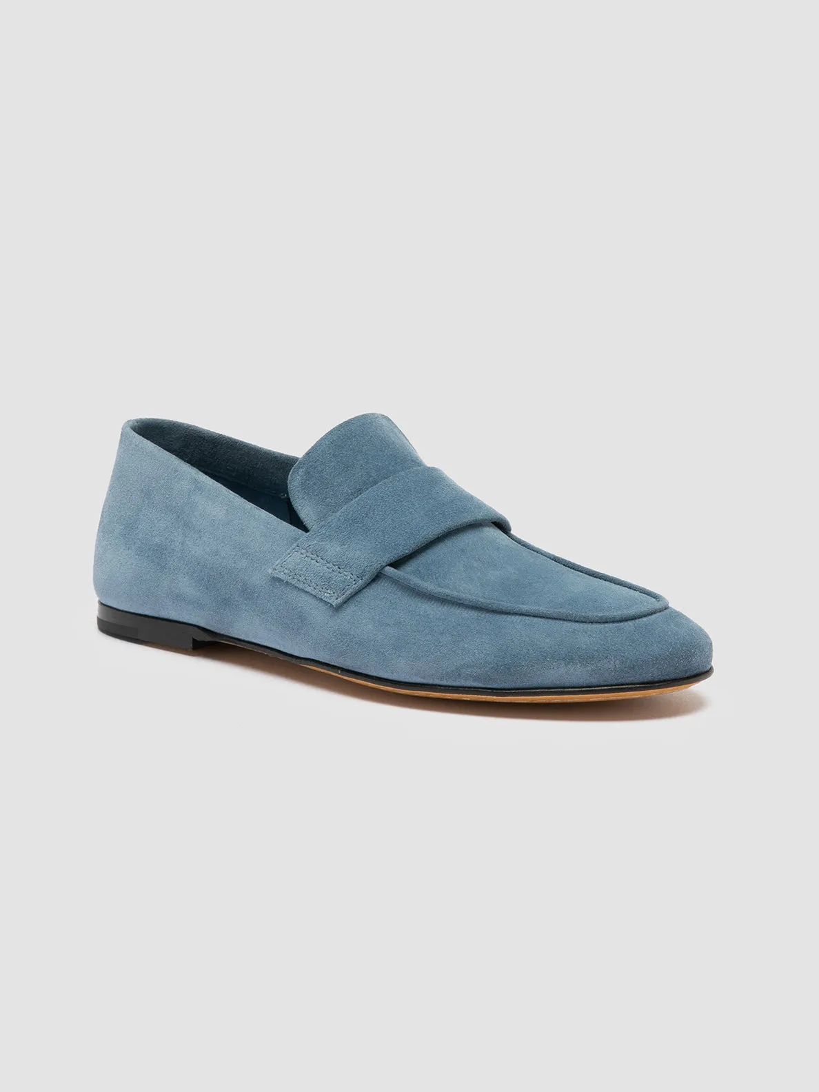 BLAIR 001 - Navy Suede Loafers Daily Errand
