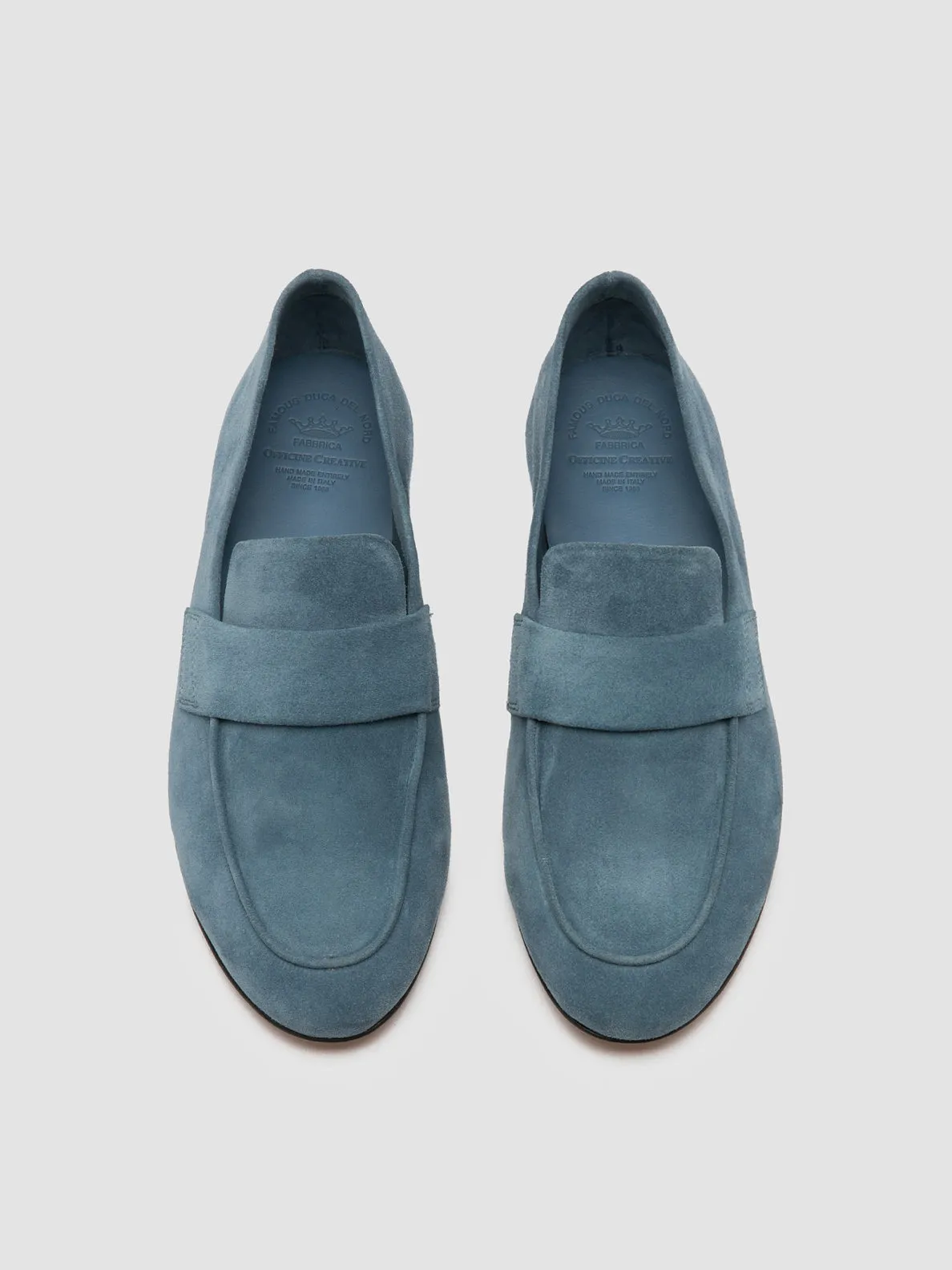 BLAIR 001 - Navy Suede Loafers Effortless Chic Breathable Cushioning