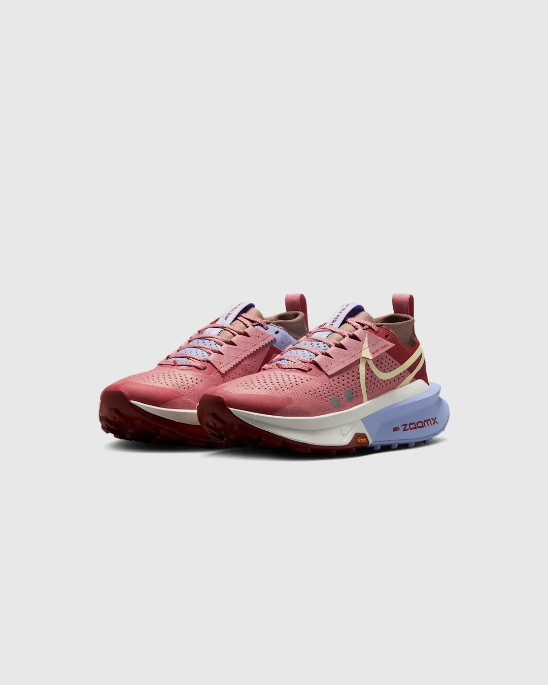 Nike Zegama 2 Trail Running Shoe in Red Stardust/Mars Stone/Lilac Ice/Alabaster Weekend Casual Fast Track