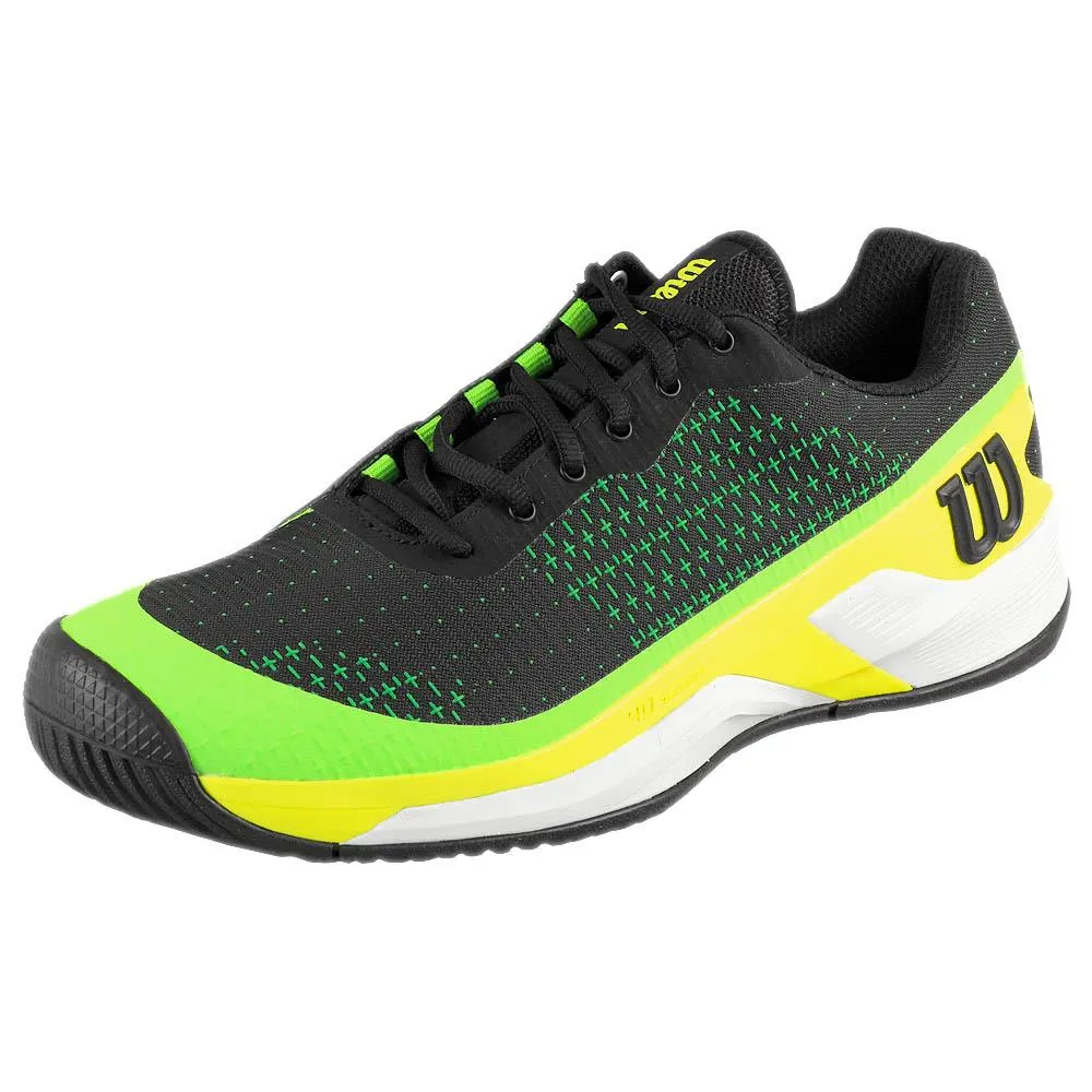 Wilson Men's Rush Pro Extra Duty - Black/Green Gecko Dynamic support