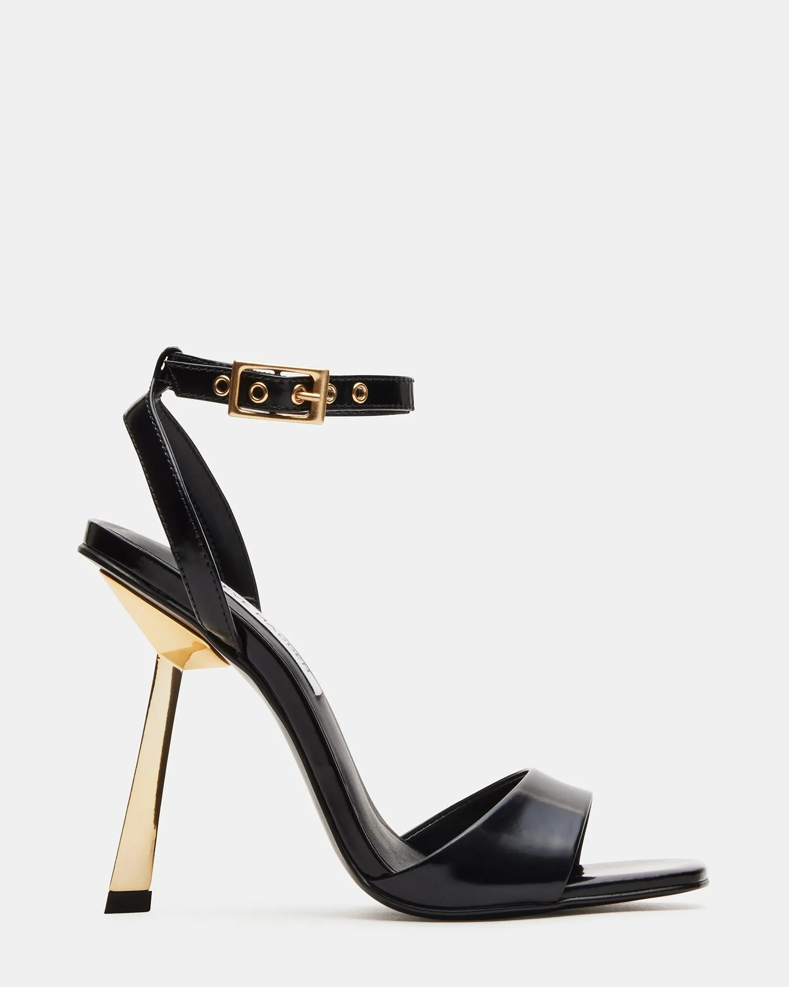 Anti Slip Feature Shock Resistant DAPHNEY BLACK LEATHER
