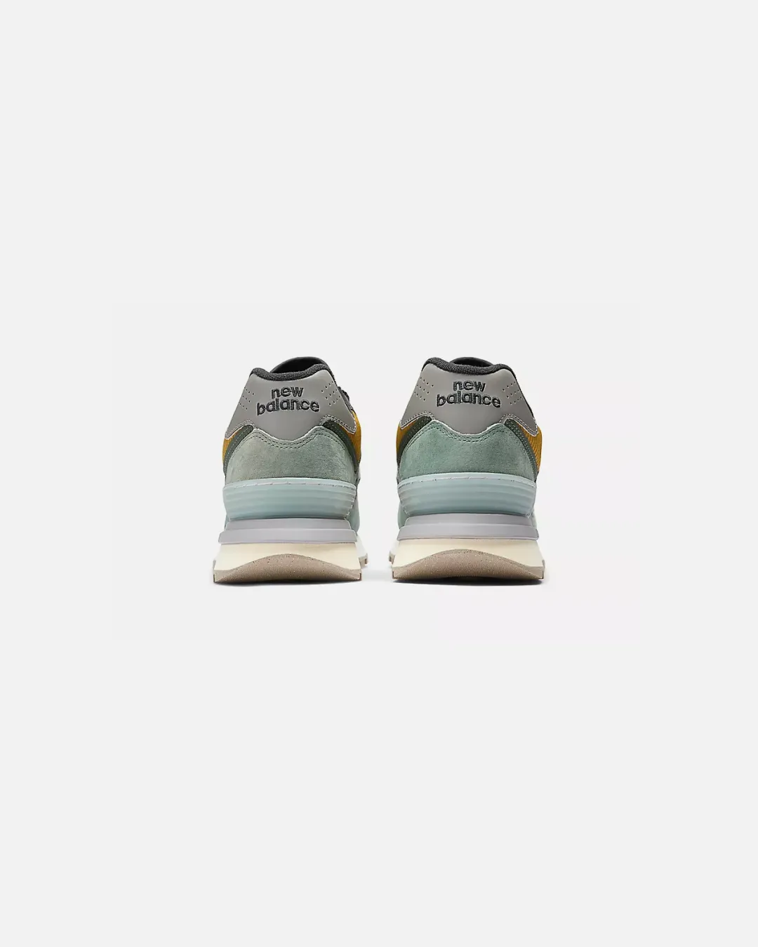 Suede Soft Durable Fabric New Balance 574 Legacy x Stone Island Light Green Sneakers