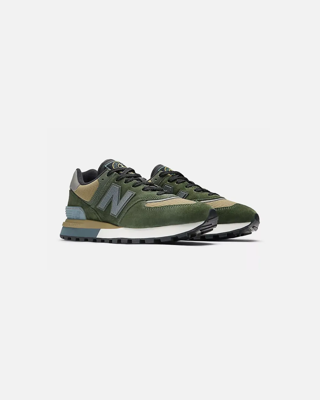 New Balance 574 Legacy Stone Island Sneakers. foot - contour running shoes