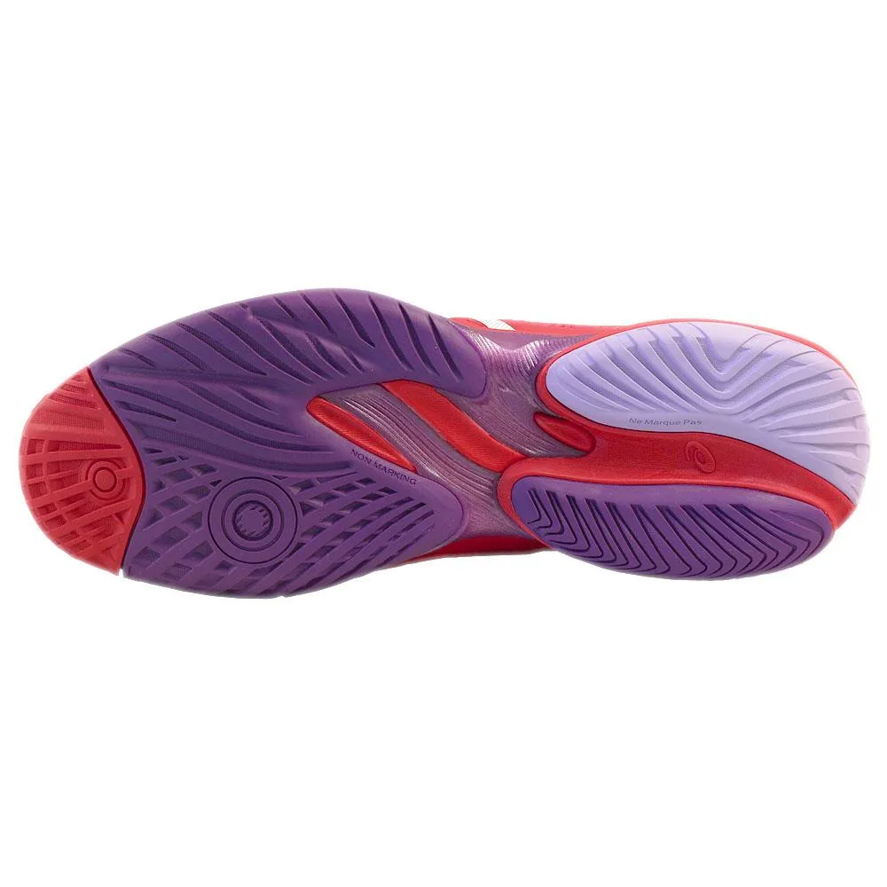 Asics Men's Court FF 3 Novak - Classic Red/White Chic Fit Easy Run