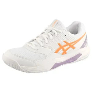 Asics Women's Gel-Dedicate 8 - Pickleball - White/Bright Sunstone Basic Casual