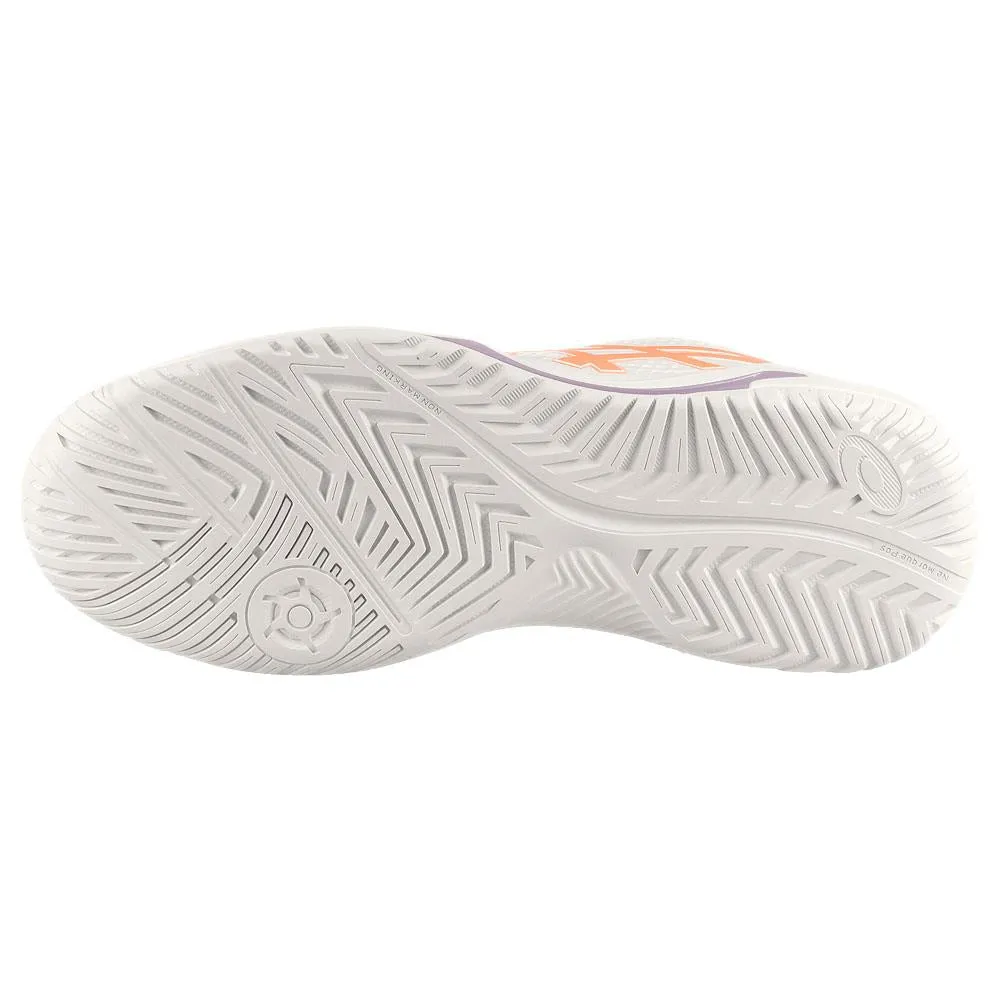 Urban Performance Layered Chic Asics Women's Gel-Dedicate 8 - Pickleball - White/Bright Sunstone