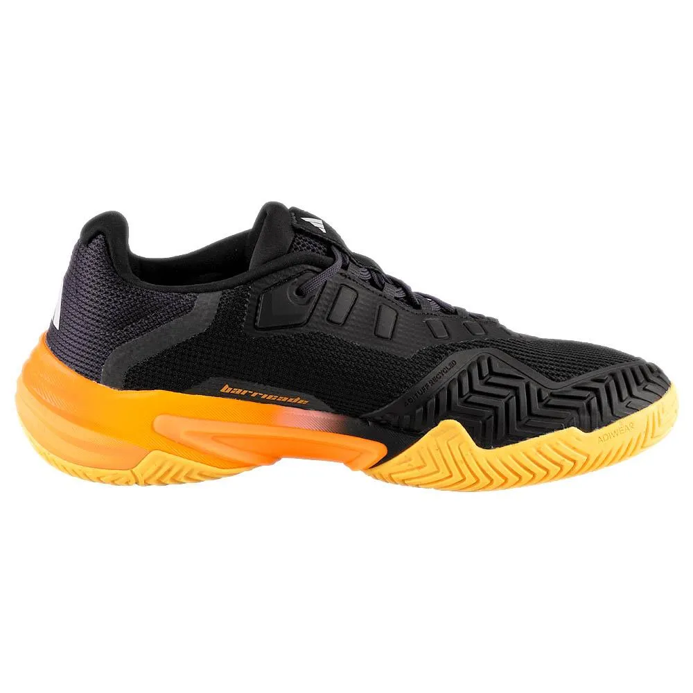 adidas Men's Barricade 13 - Aurora Black/Zero Metalic Adaptive Upper Flexible Arch