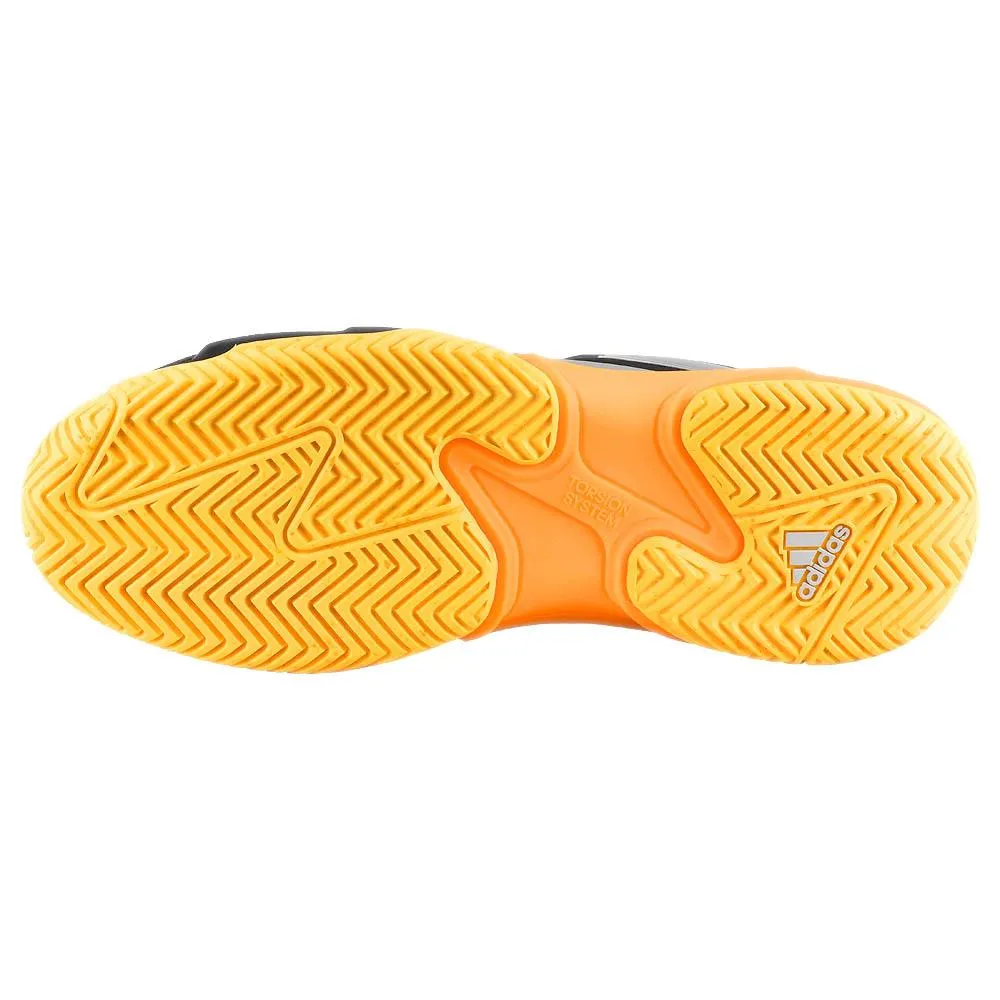 Flexible Lining Durable Mesh adidas Men's Barricade 13 - Aurora Black/Zero Metalic