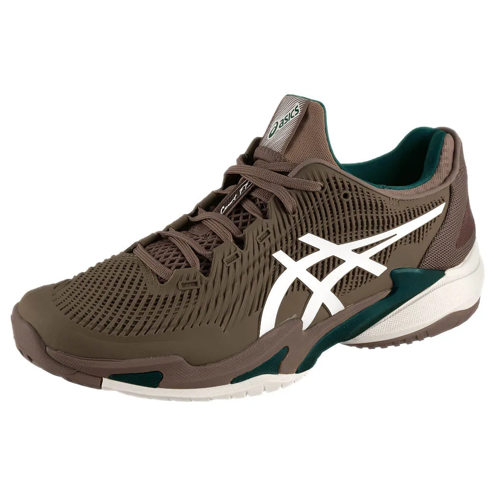 Cush Pad Asics Men's Court FF 3 - Taupe Grey/White