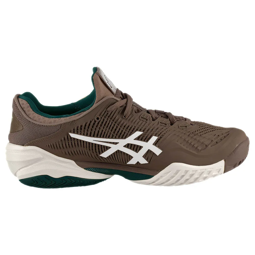 Sturdy breathability Vibrant Look Asics Men's Court FF 3 - Taupe Grey/White