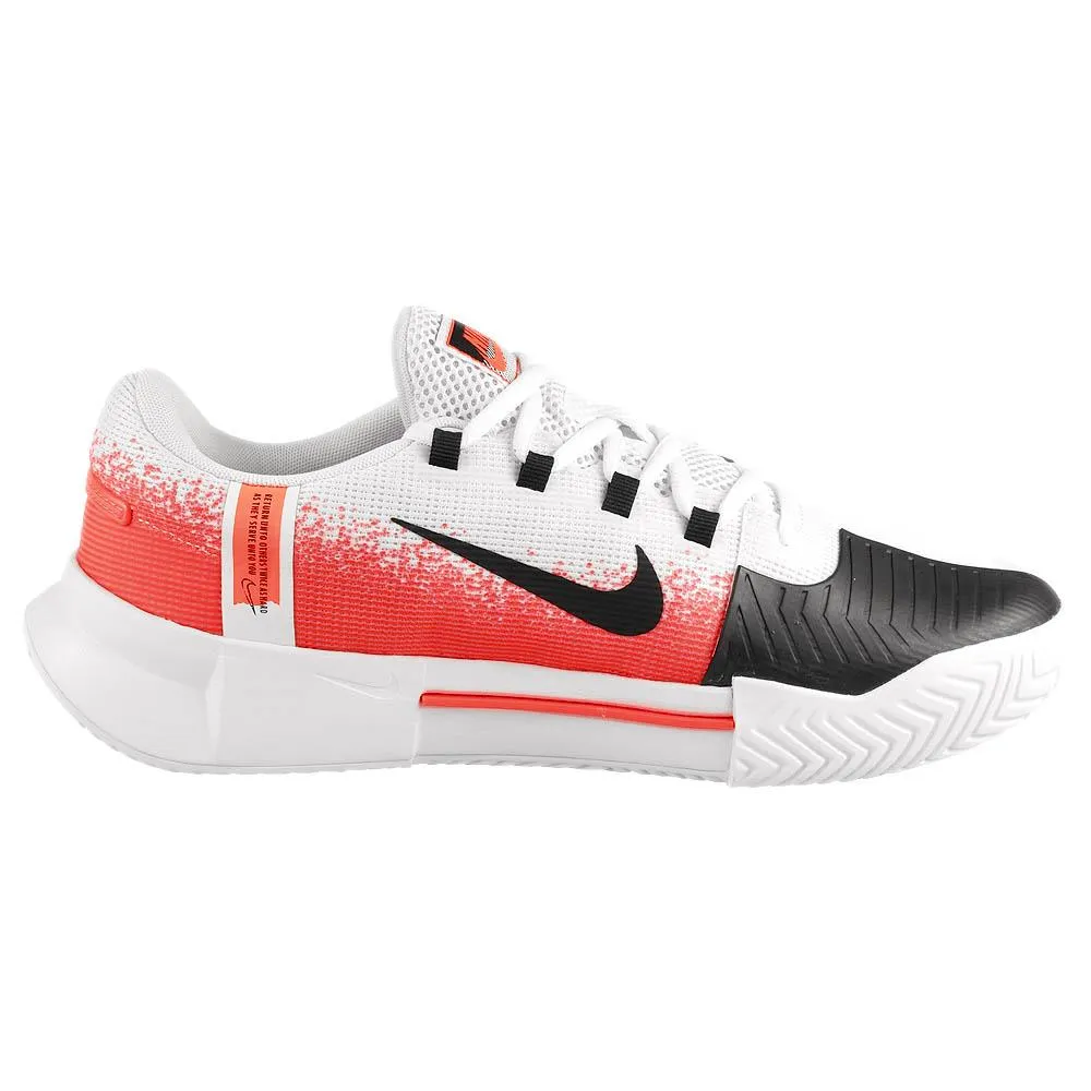 Elevated traction All-Day Flexibility Nike Men's Air Zoom GP Challenge 1 - White/Hot Lava