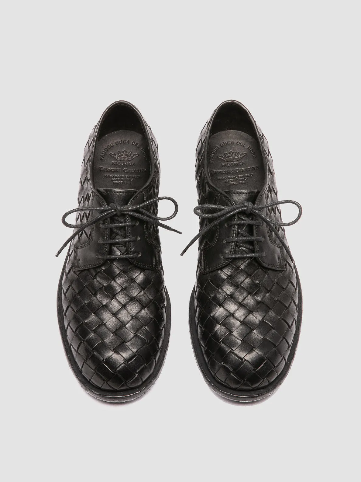 RUGGED 007 - Black Leather Derby Shoes Casual Day Polished Look