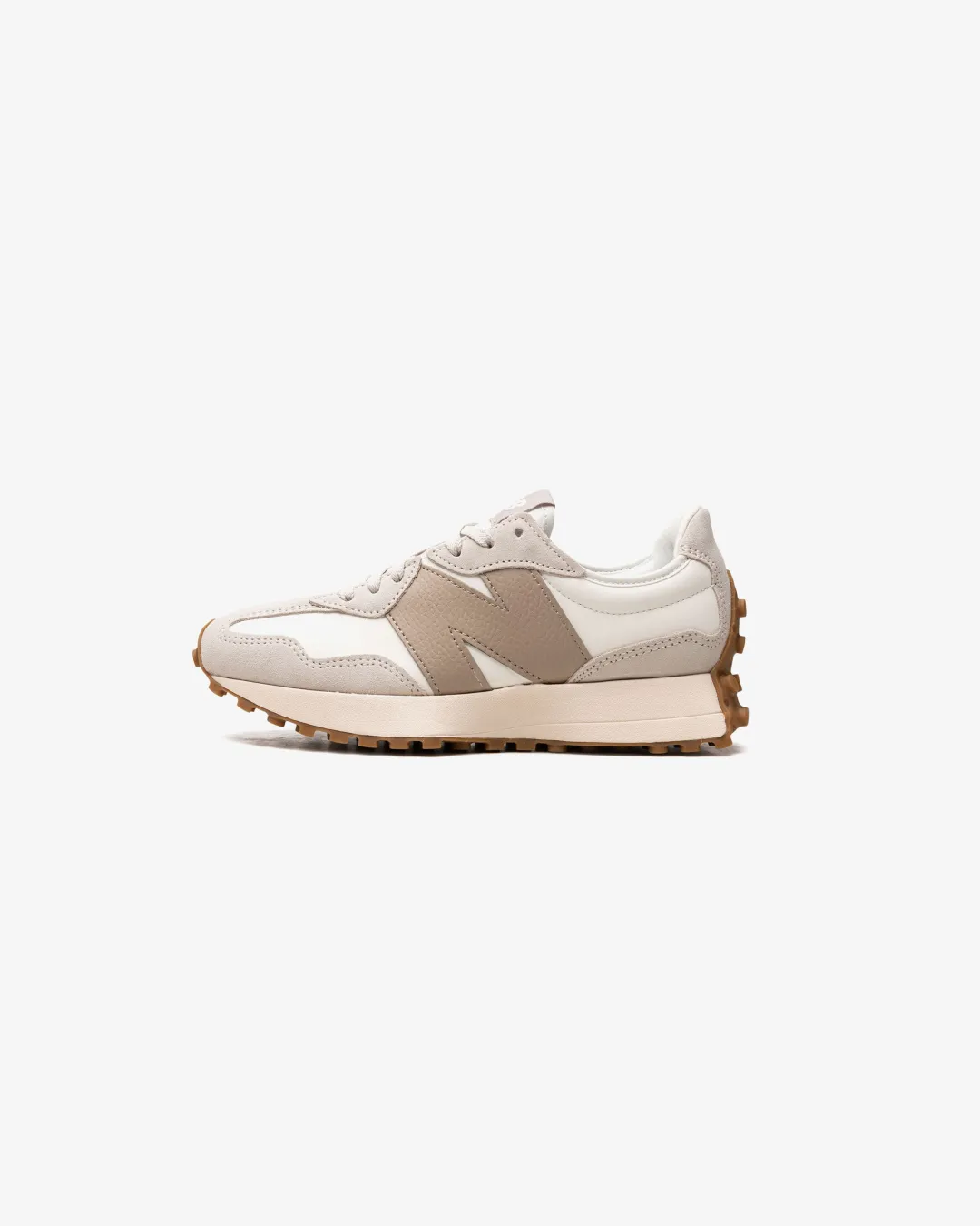 running shoes for tempo runs grip - enhancement - effectiveness shoes New Balance 327 Moonbeam Driftwood sneakers
