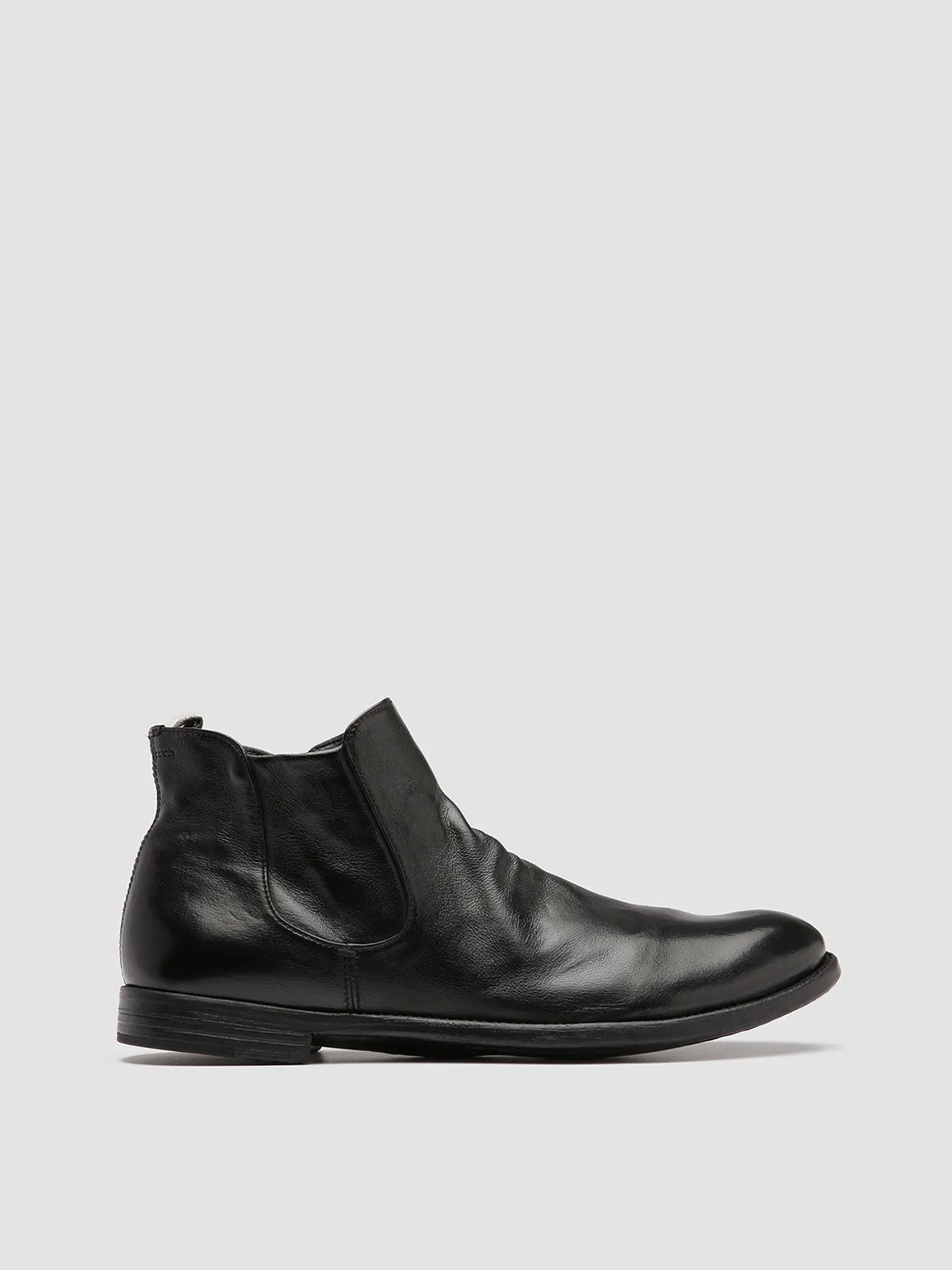 ARC 514 - Black Leather Boots Impact-absorbing fit Gym-Friendly