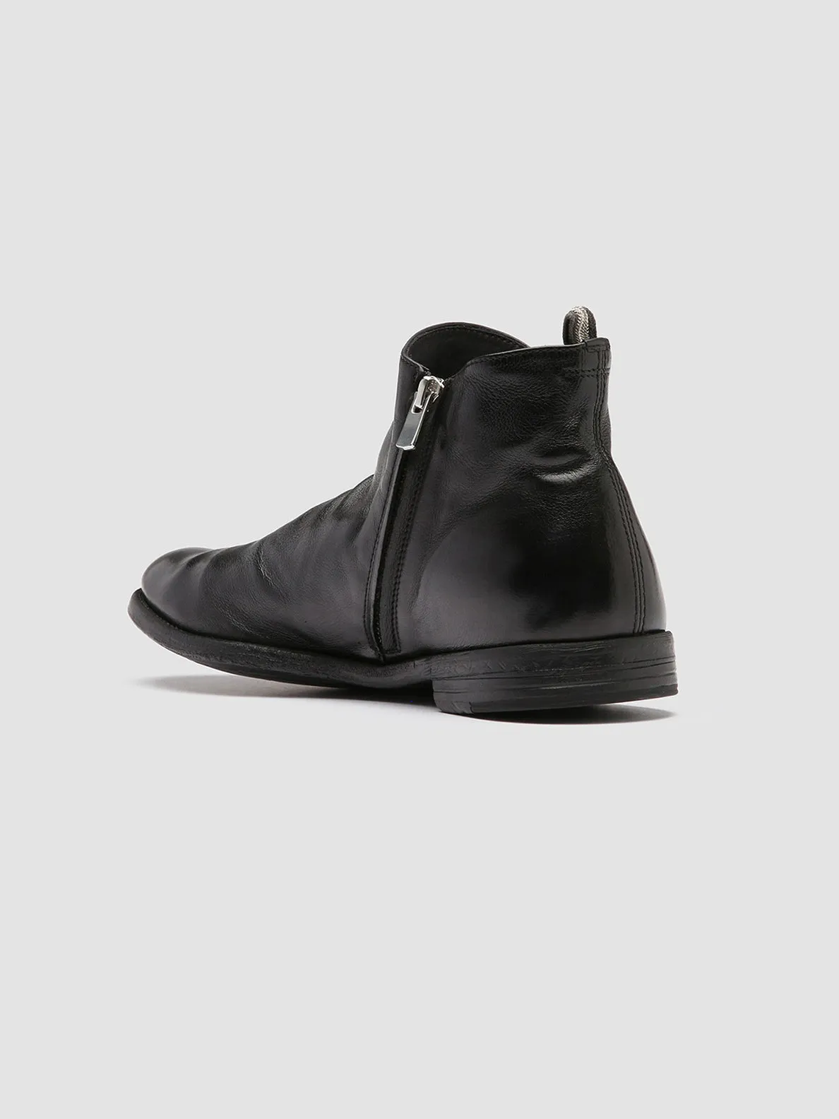 ARC 514 - Black Leather Boots Everyday Look Urban Look