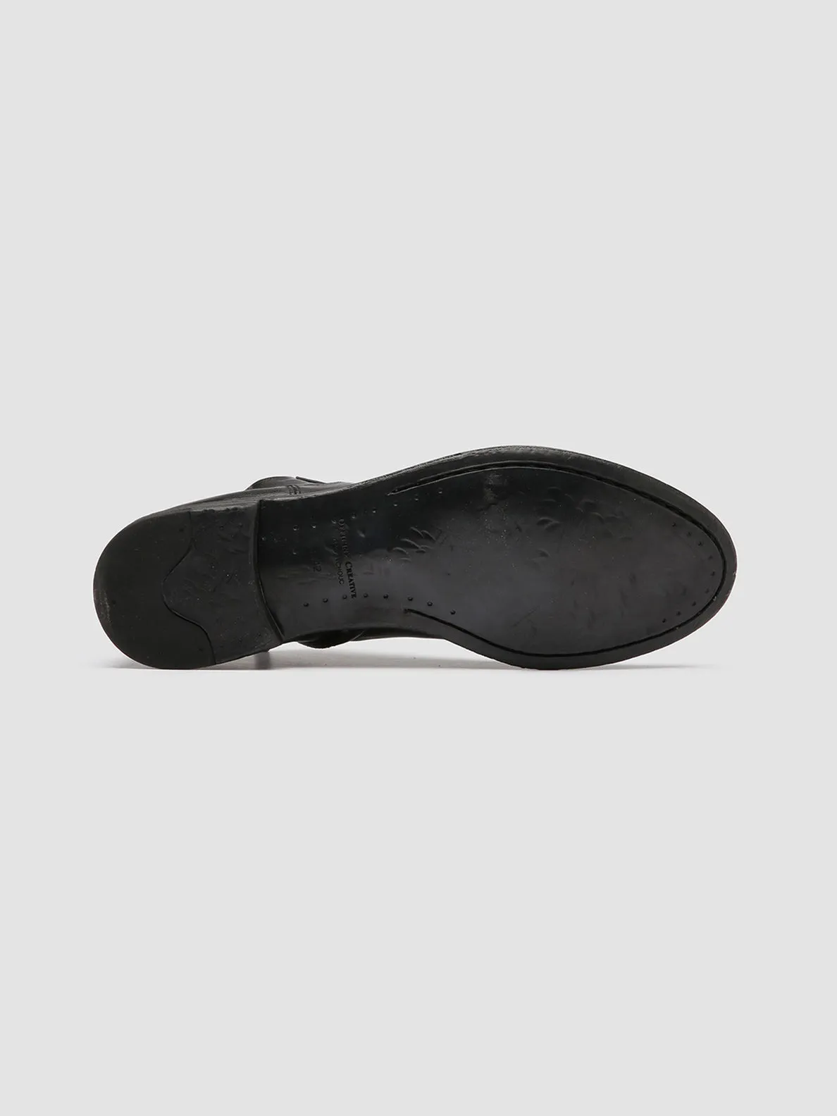 ARC 514 - Black Leather Boots Elegant flair Flattering Fit