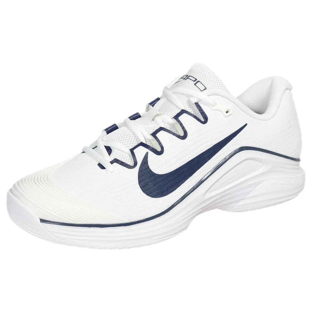 Nike Men's Air Zoom Vapor 12 - White/Midnight Navy Calm Tones Tailored durability