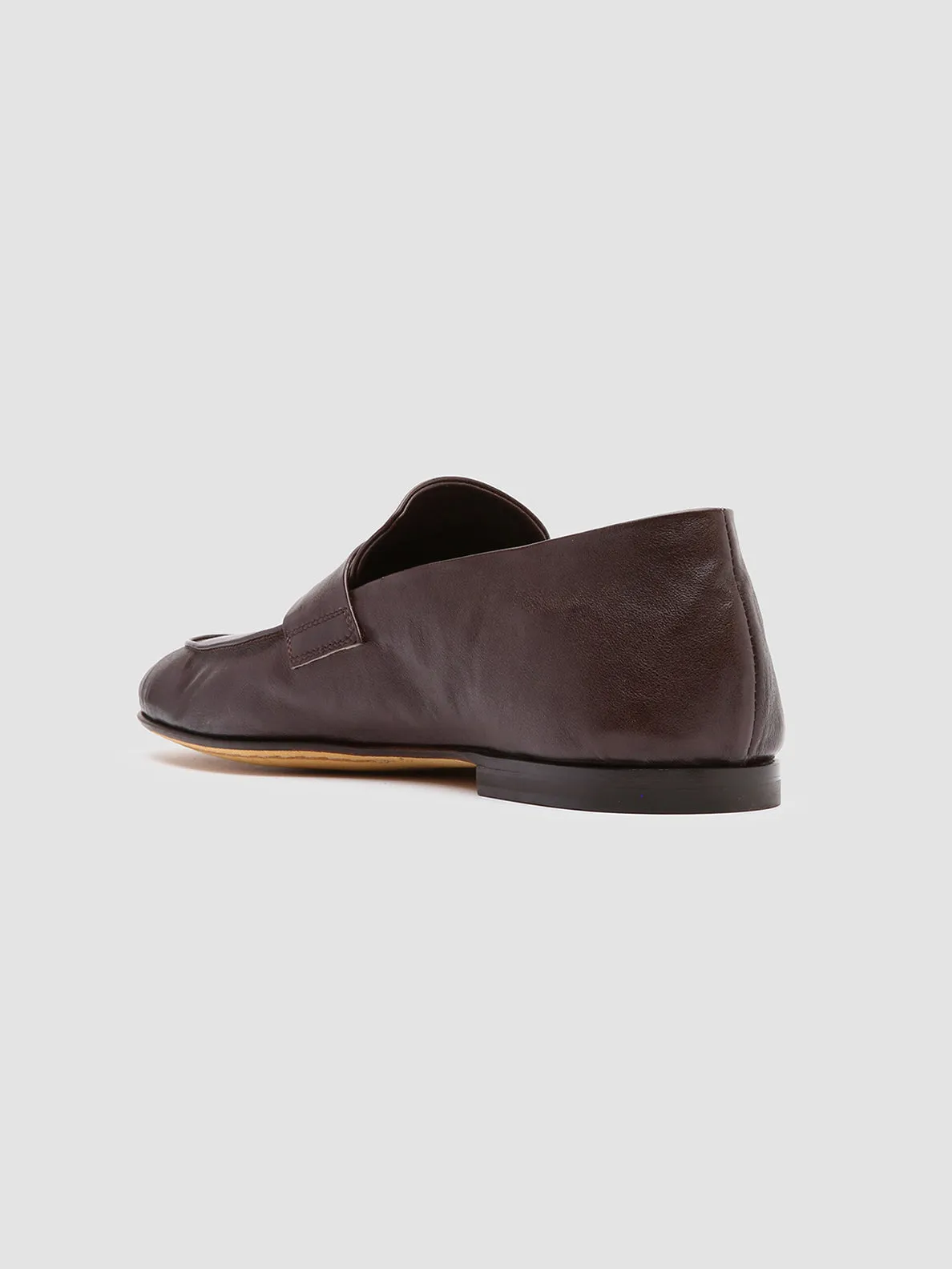 AIRTO 001 - Brown Leather Penny Loafers Flex Grip