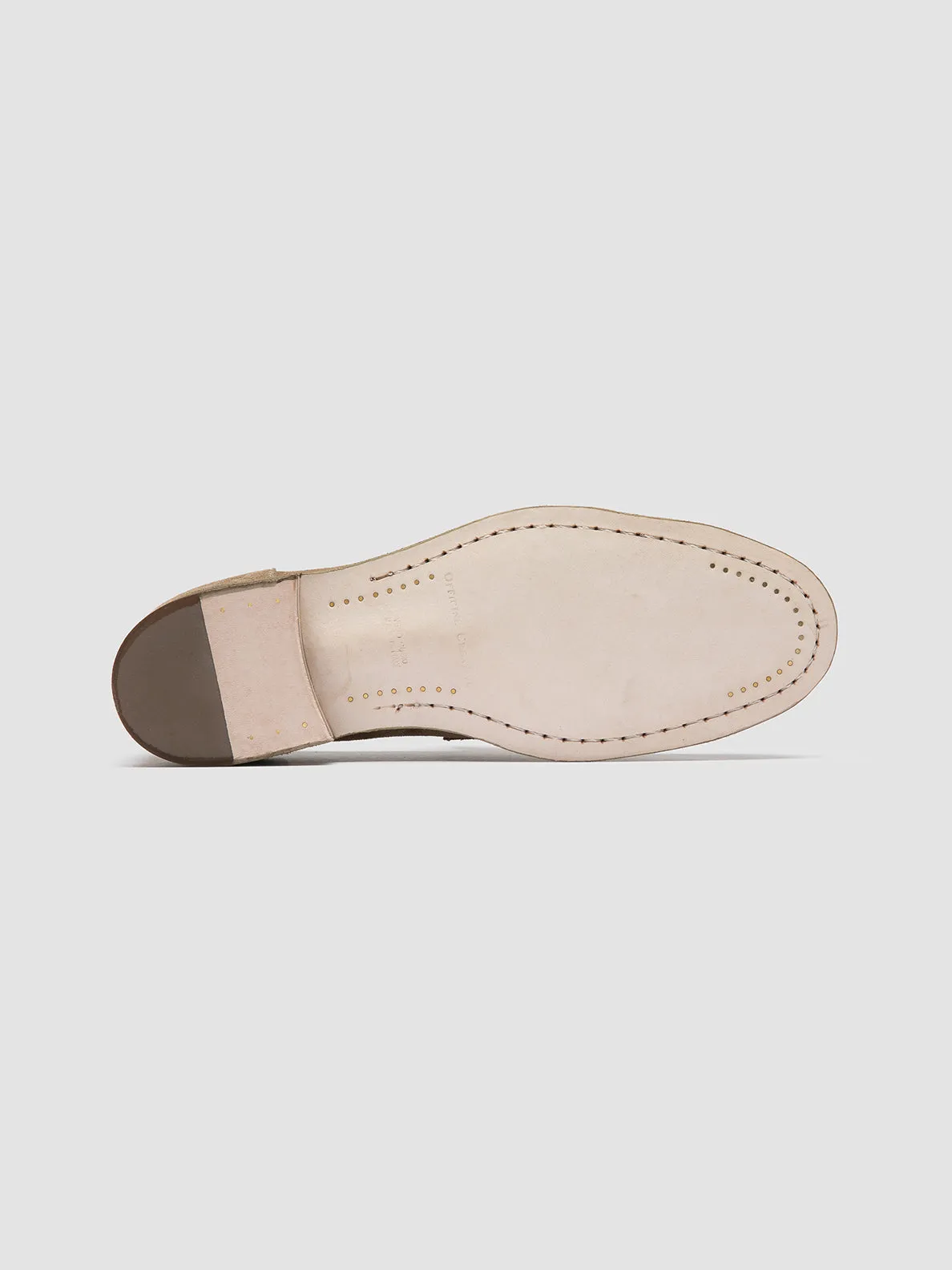 SOLITUDE 001 - Taupe Suede Penny Loafers Speed Flex