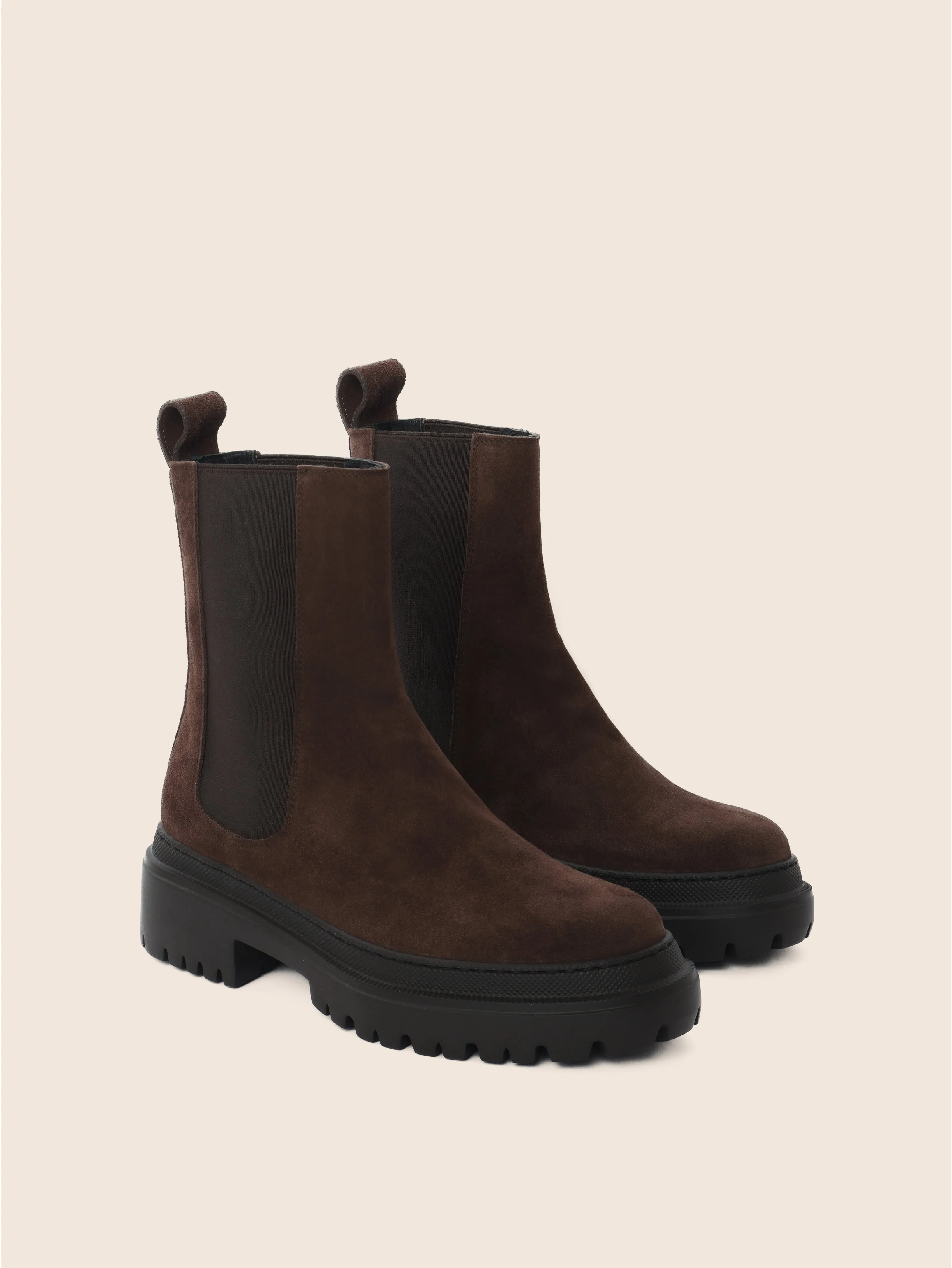 Functional Footwear Corticella Brown Suede Unlined Boot