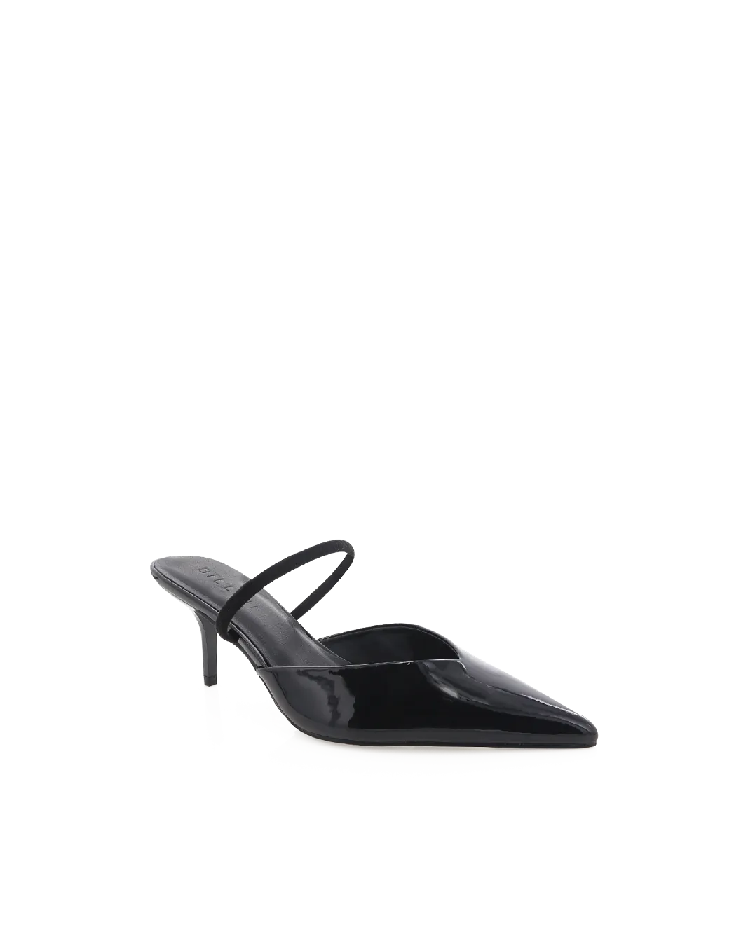 Casual Office Heels Bridal Flats and Heels HISTORIA - BLACK PATENT