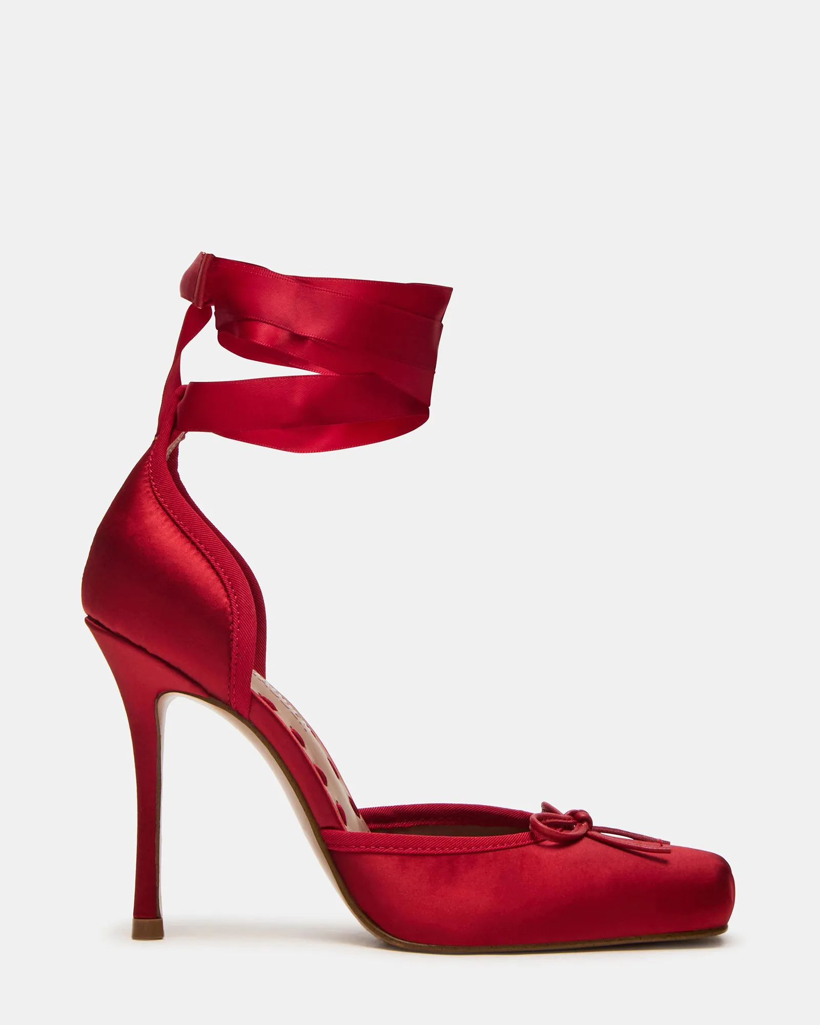 All terrain Comfortable Footwear LARINA RED SATIN