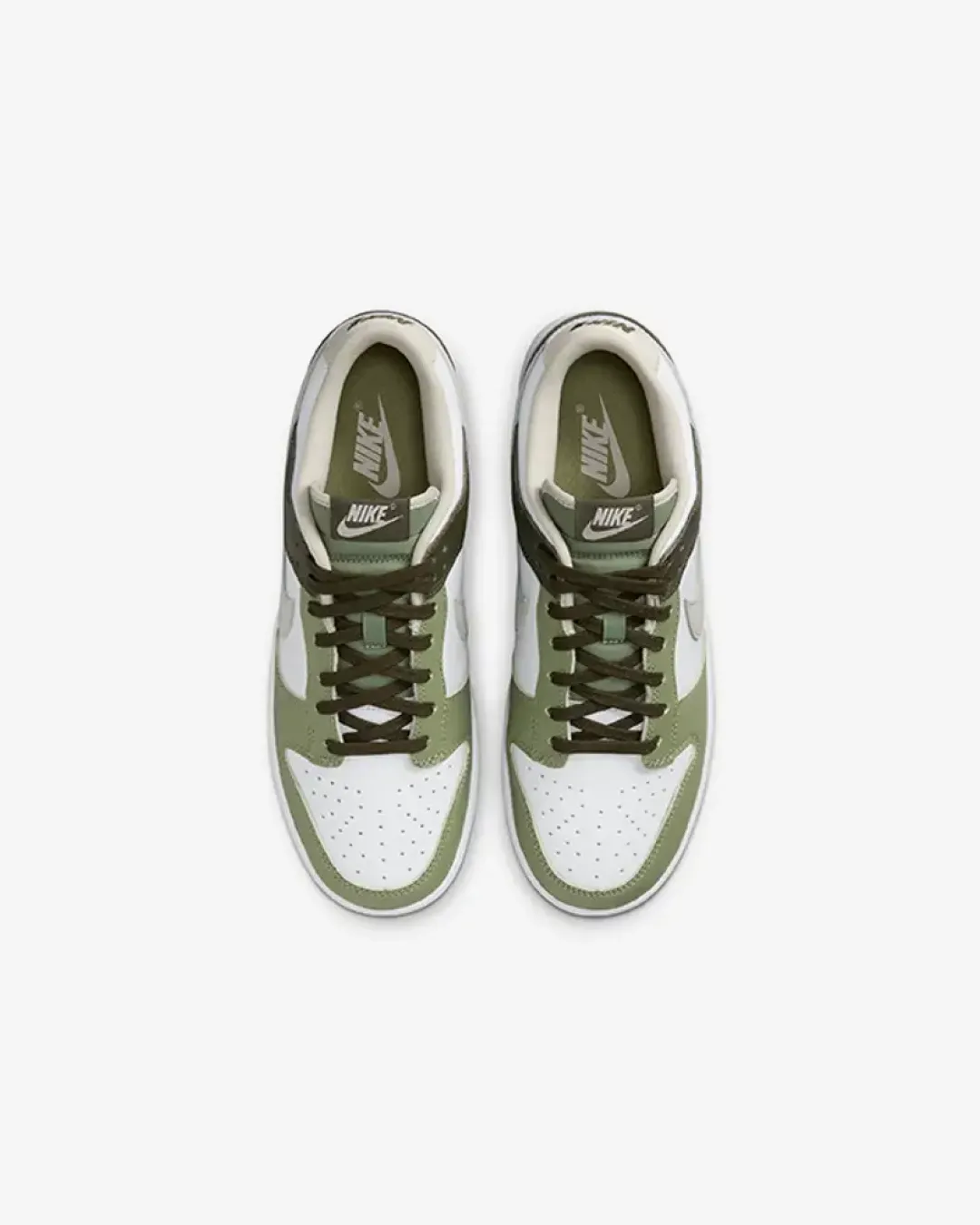 Nike SB Dunk Low ??White Oil Green?? Sneakers hunting shoes countryside shoes