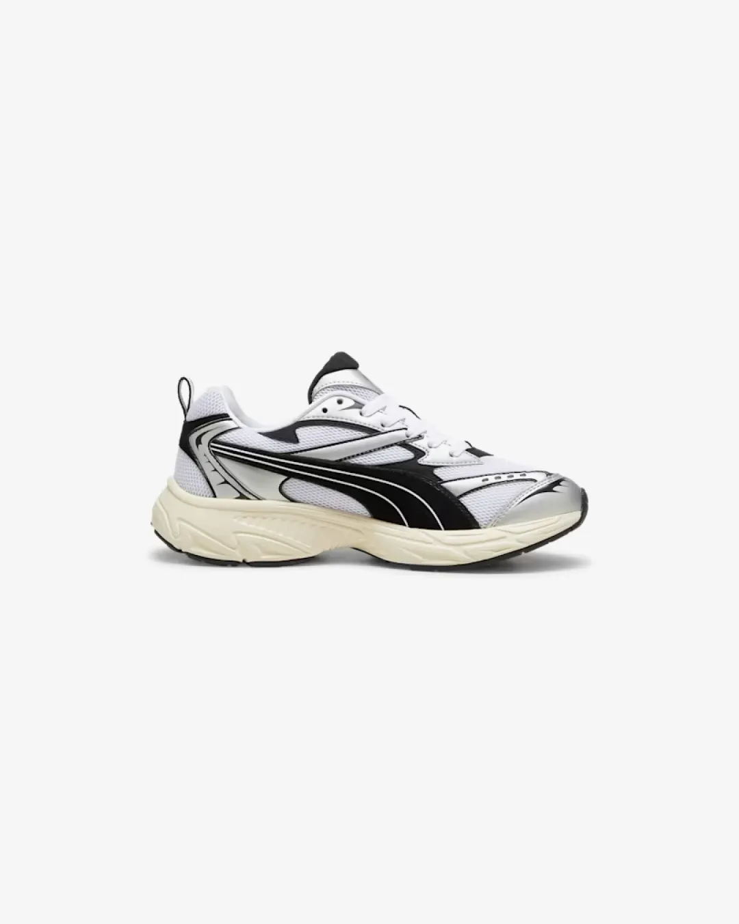 safety equipment all - terrain - feature shoes Puma Morphic Retro Runner Frosted Ivory Black Sneakers