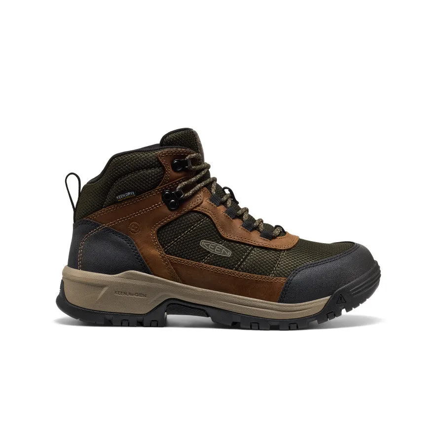 Men's Skokie Waterproof Work Boot (Soft Toe)  |  Forest Night/Black Trail Fit Ultra Support Fit