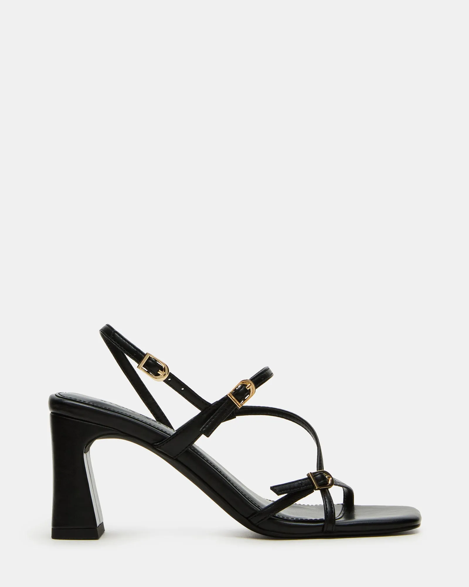 Sleek Heeled Sandals VANTAGE BLACK