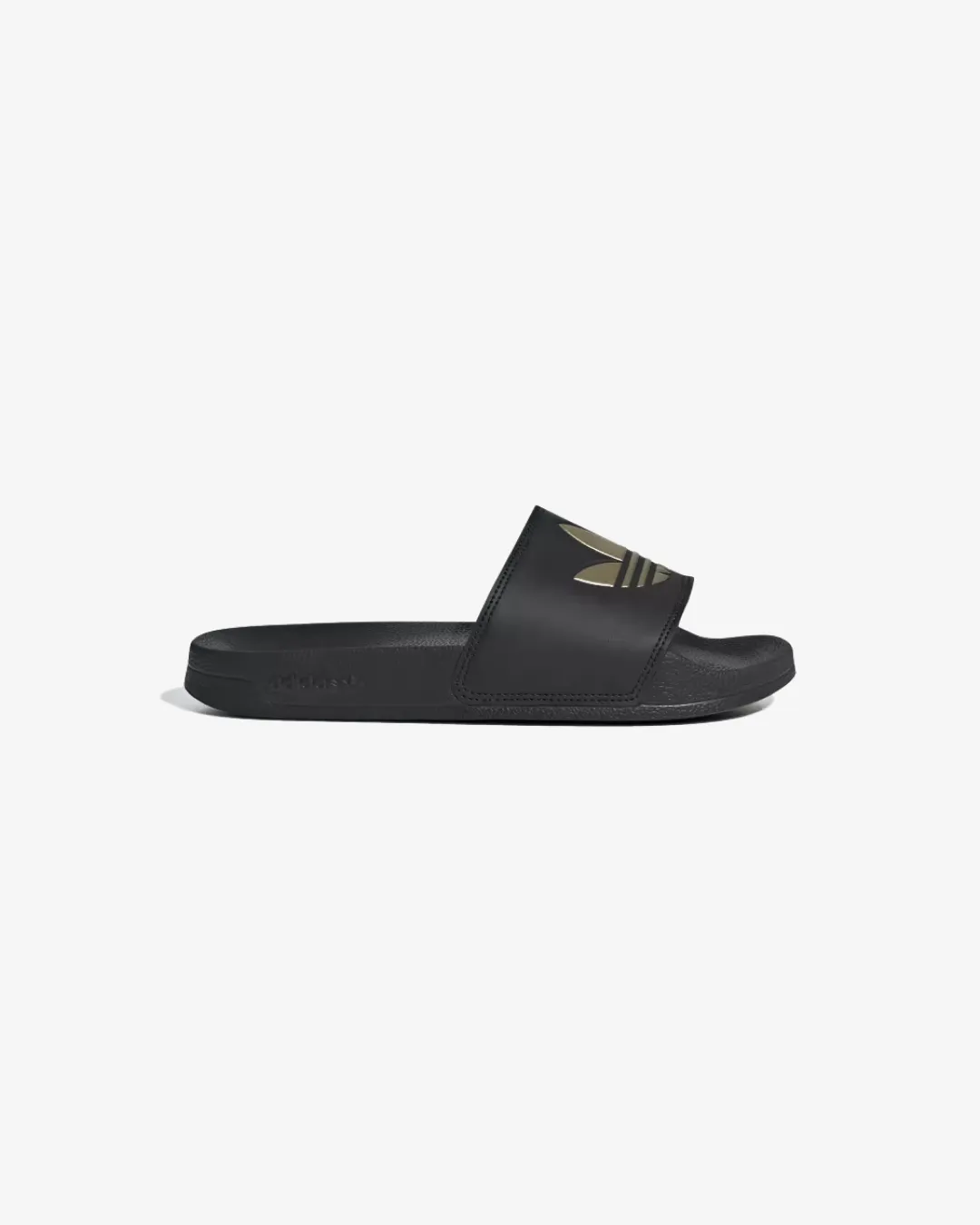 speed - work walkers' demand Adidas Adilette Lite Slides In Core Black And Matte Gold