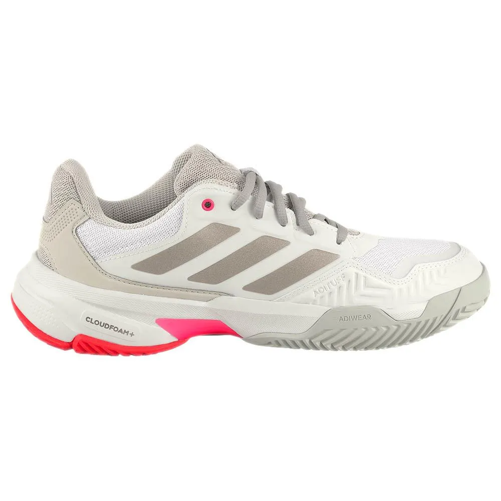 adidas Women's CourtJam Control 3 - Cloud White/Iron Metallic Daily Moves Footwear Essential