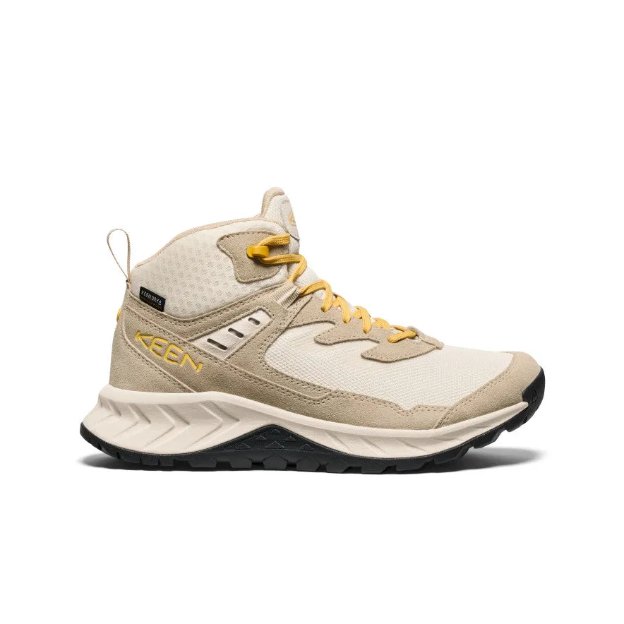 Women's Hightrail Waterproof Hiking Boot  |  Birch/Daffodil Long Trekking Fit Travel Ready Gear