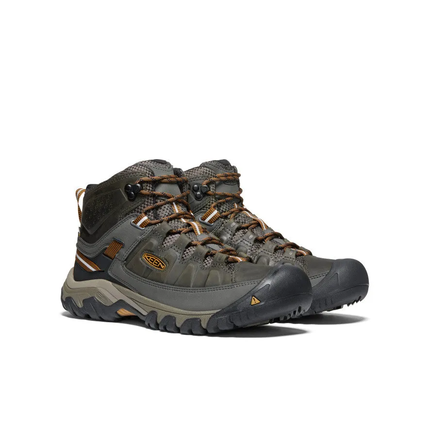 Men's Targhee III Waterproof Mid  |  Black Olive/Golden Brown Slip Block Multi Use