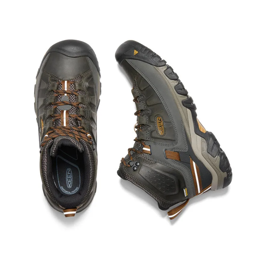 Men's Targhee III Waterproof Mid  |  Black Olive/Golden Brown Nature Lover slim fit