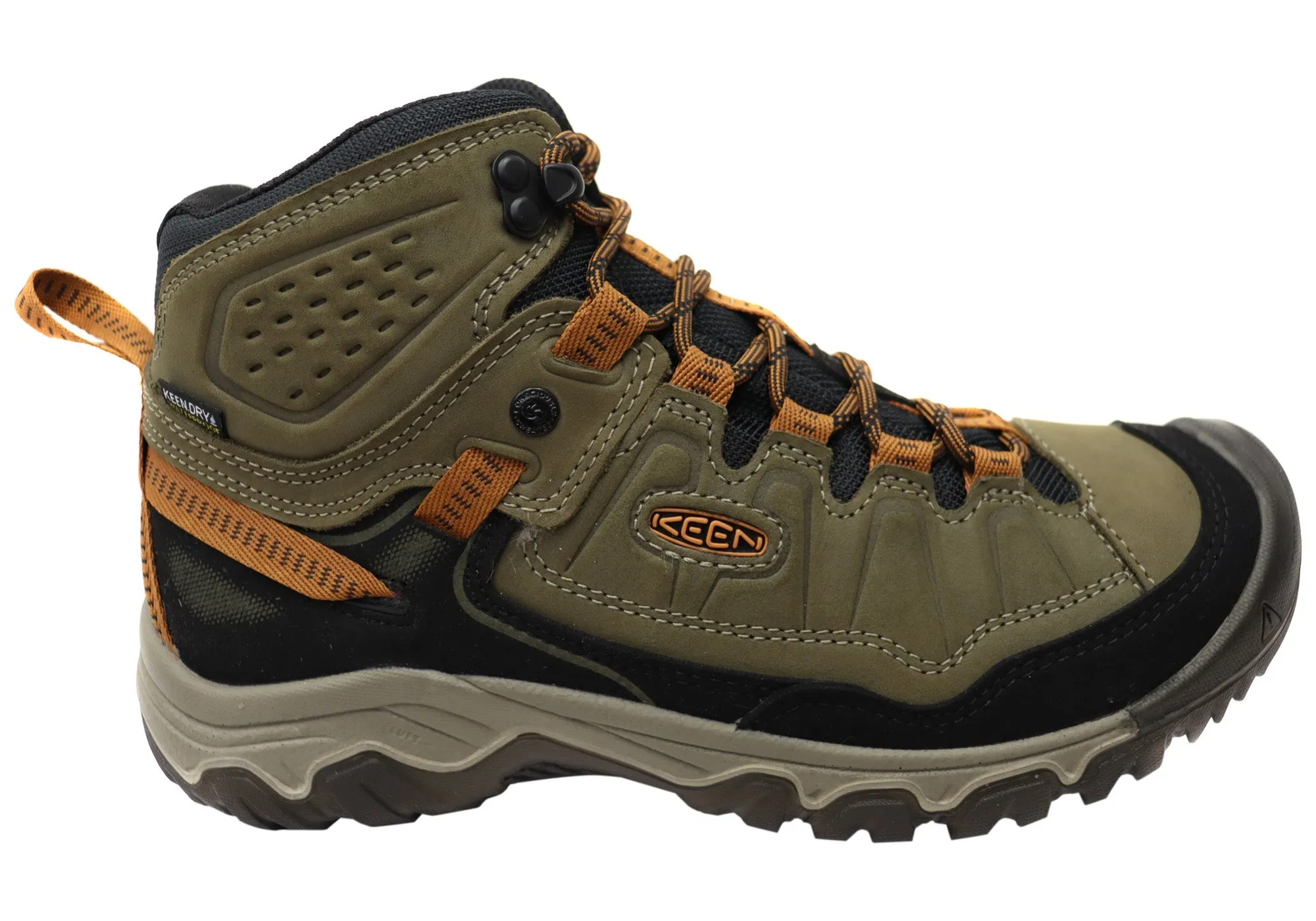 Keen Mens Targhee IV Mid Waterproof Hiking Lace Up Comfortable Boots Anti Slip Hope Mood