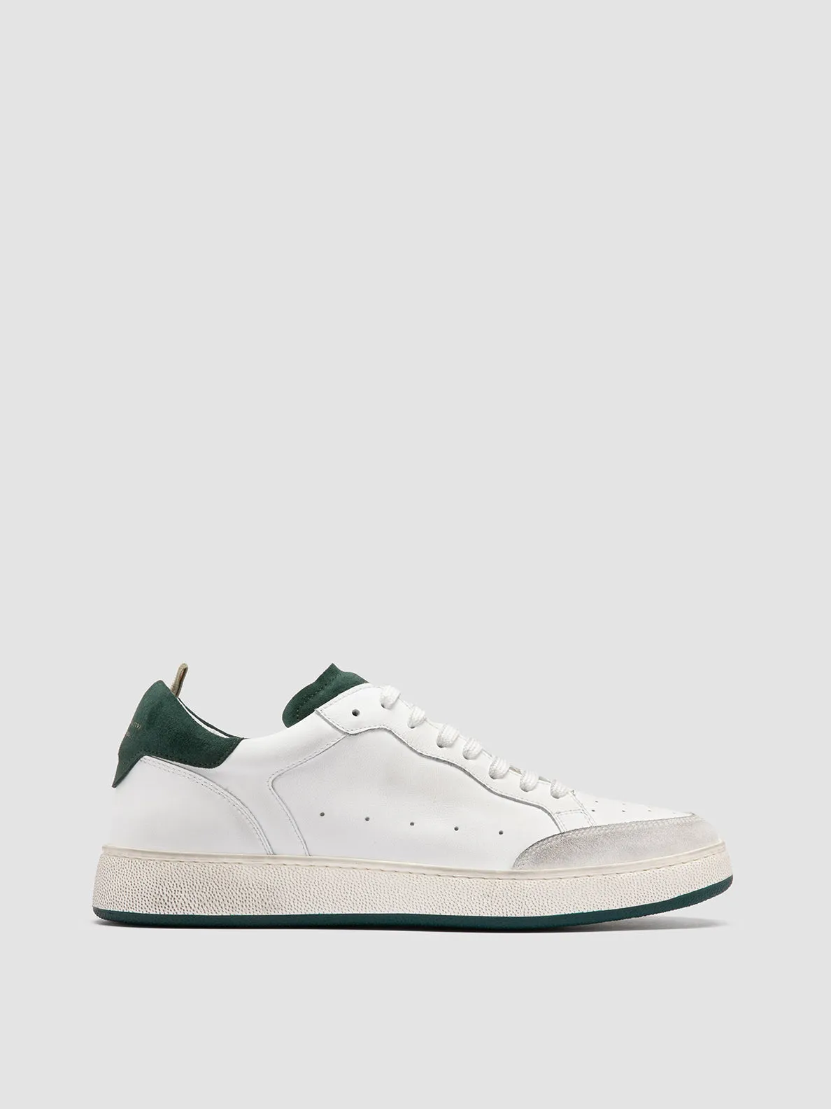 Travel Flex Reliable Performance THE ANSWER 001 - White Leather and Suede Sneakers