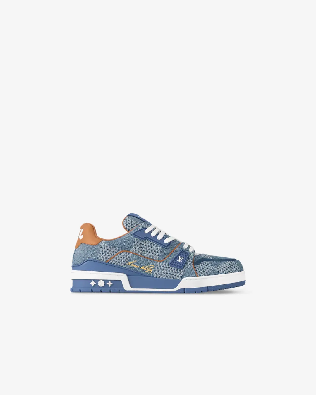 ancient - themed running shoes stretchy upper shoes Louis Vuitton Trainer sneaker in Damier 3D denim