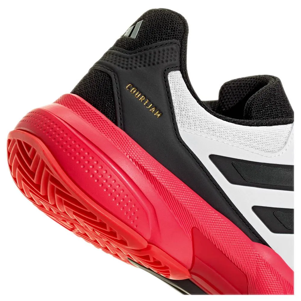 adidas Men's CourtJam Control 3 - White/Lucid Red Premium Quality