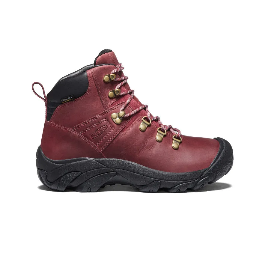 Crisp Look Women's Pyrenees Waterproof Hiking Boot  |  Tibetan Red/Black