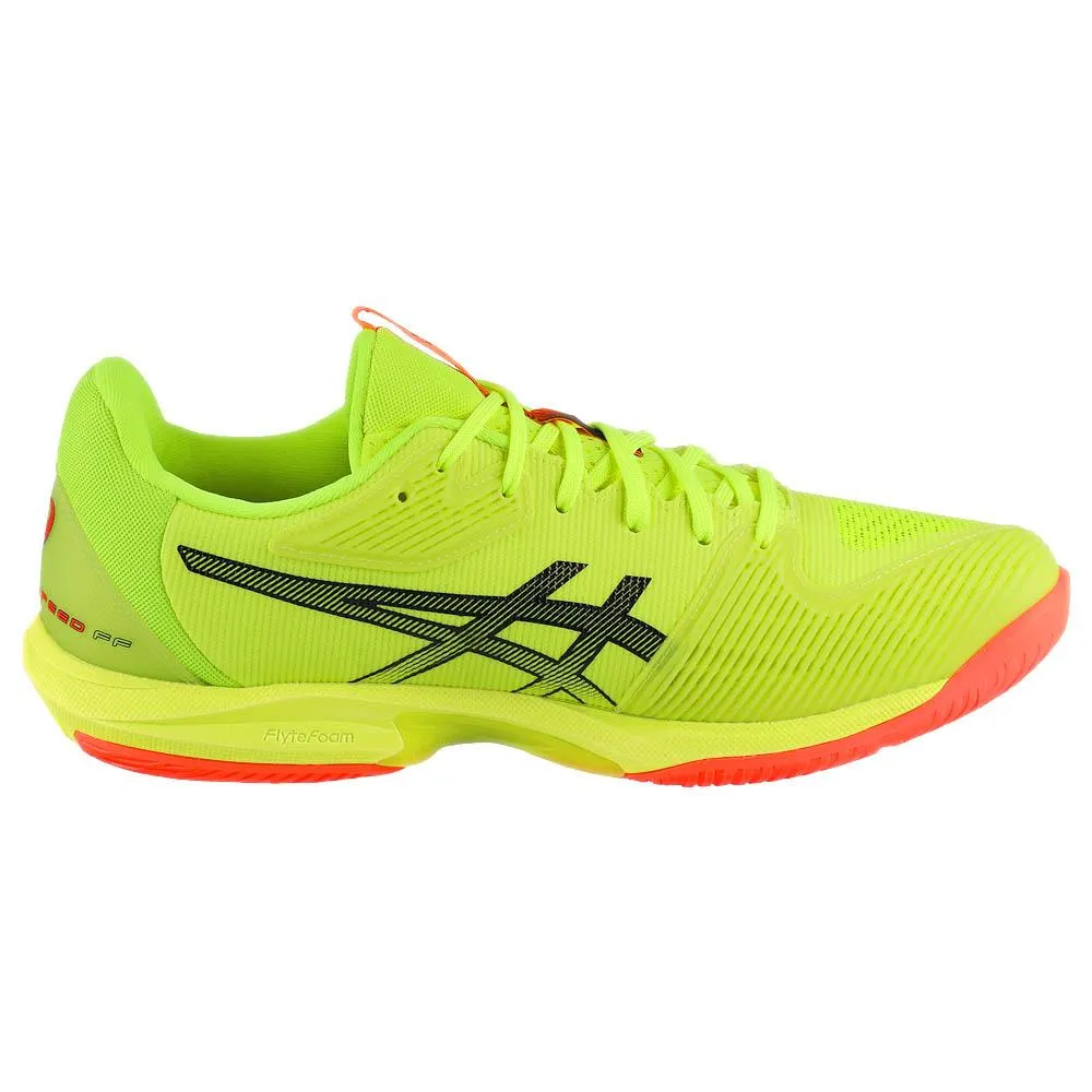 Asics Men's Solution Speed FF 3 - Paris - Safety Yellow/Black Structured Fit Heel Balance