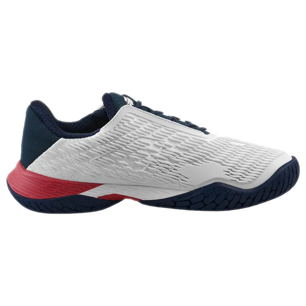 Multi-functional performance Cushioned arch Babolat Men's Propulse Fury 3 - White/Estate Blue