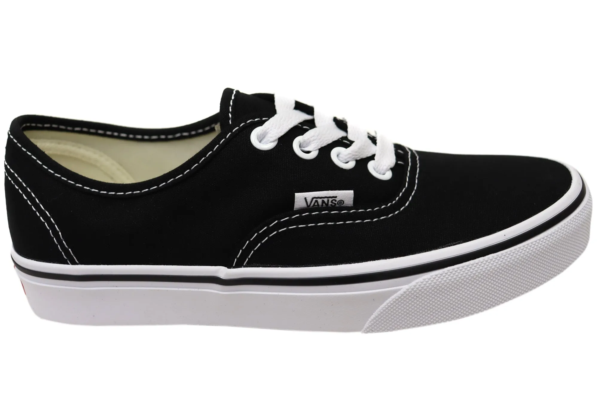 Vans Authentic Unisex Comfortable Lace Up Sneakers Black Ultra Light Walk Board Zone