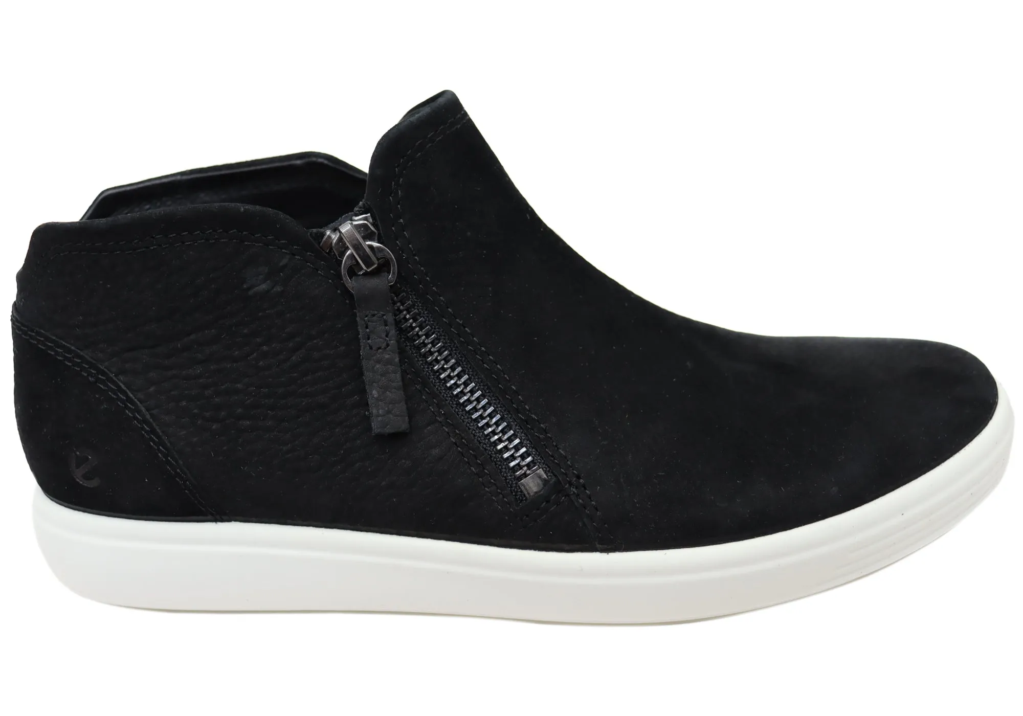 ECCO Womens Soft 7 Womens Comfortable Nubuck Leather Ankle Boots Joy Mood Air Boost