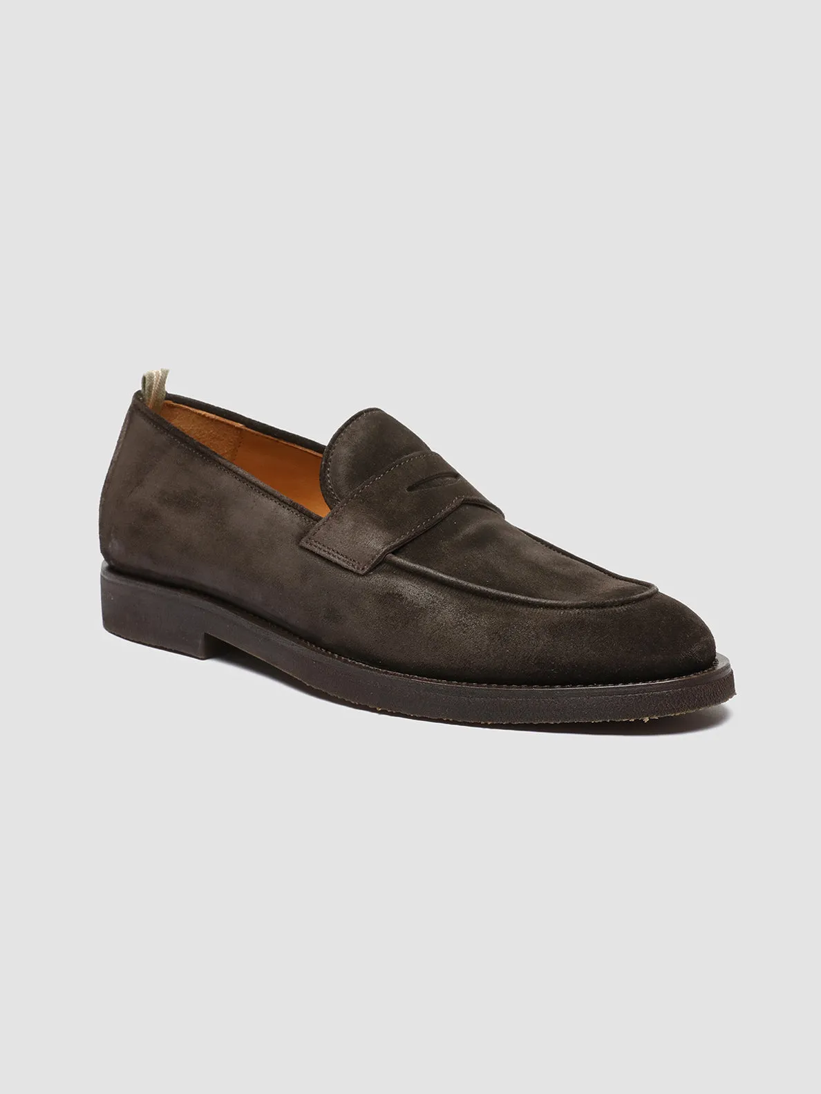 Modern Feel Urban Look OPERA FLEXI 101 - Brown Suede Penny Loafers