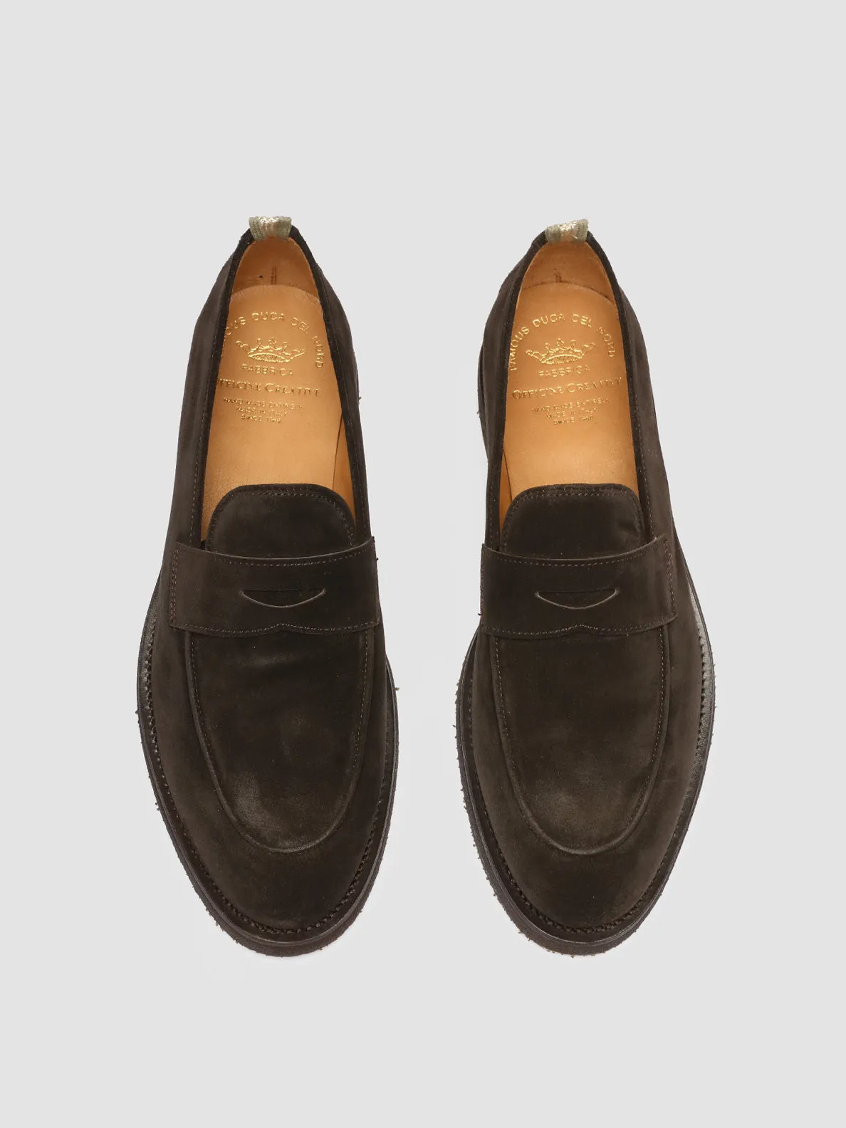 Comfort Fit OPERA FLEXI 101 - Brown Suede Penny Loafers