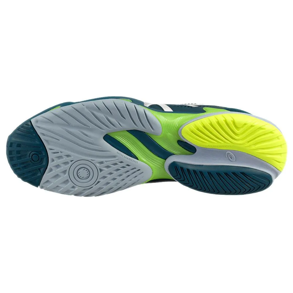 Stretchy sole Asics Men's Court FF 3 - Mako Blue/White