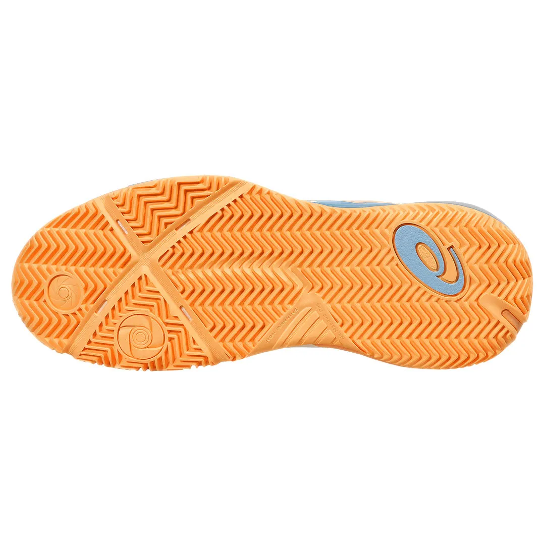 Asics Women's Gel-Resolution X - Padel - Stone Wash/Orange Glow Reinforced toe Stylish performance