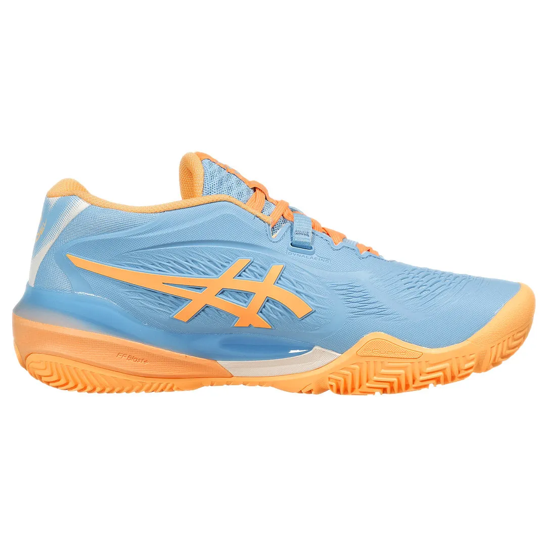 Asics Women's Gel-Resolution X - Padel - Stone Wash/Orange Glow Sporty Style